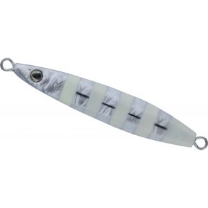 DAIWA LEAF JIG 80G GLOW ZEBRA - ג'יג