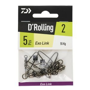 DAIWA Exo Link Snap Swivel 3/0 3Pcs. 120KG
