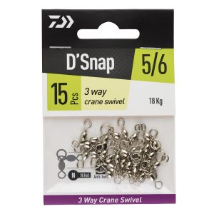 DAIWA 3 WAY CRANE SWIVEL SIZE 1-2 55KG