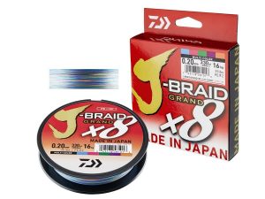 חוט - (צבעוני)DAIWA J-BRAID GRAND 8 BRAID 300M MC