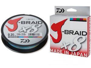 DAIWA J-BRAID 8 BRAID 150M (צבעוני) MC  - חוט