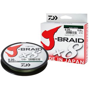 DAIWA J-BRAID 8 BRAID 300M DG חוט - (ירוק כהה)