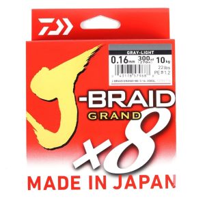 DAIWA J-BRAID GRAND 8 BRAID 275M (אפור) GREY - חוט