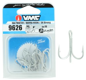 VMC 9626PS 3X Strong Saltwater Treble Hook 25Pcs. - קרס משולש