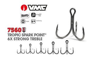 VMC® 7560 Tropic Needle Point 6x-Strong Treble - קרס משולש