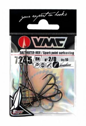 VMC 7245BN Spark Point Surfcasting Hook 10Pcs - קרס