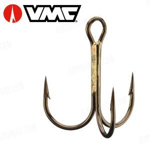 VMC 9649BZ TREBLE HOOK SIZE 1/0-7/0 100PCS. -  קרס משולשת ברונזה 100 יח