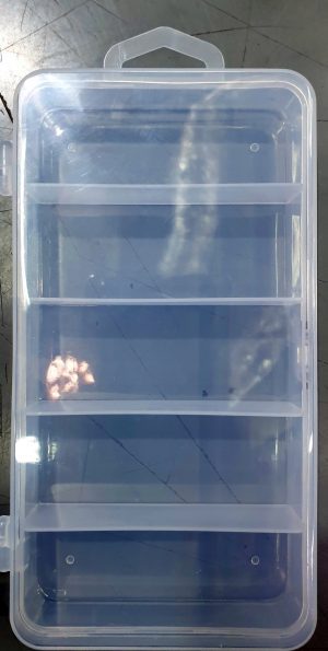 SKIPPER 178X39X30MM - קופסא לאביזרים 5 תאים