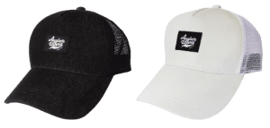APIA DENIM MESH CAP WHITE