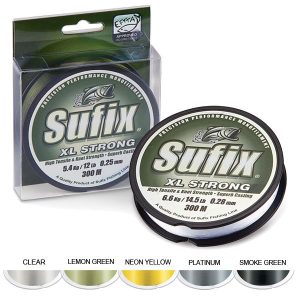 Sufix® XL Strong Platinum Grey 300M - חוט ניילון