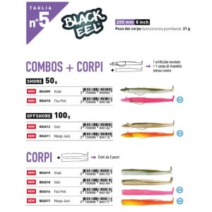 FIIISH BLACK EEL NO.5 SHORE COMBO 100G