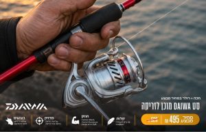 תמונה של חכה ורולר Daiwa Spitfire + Daiwa Crossfire